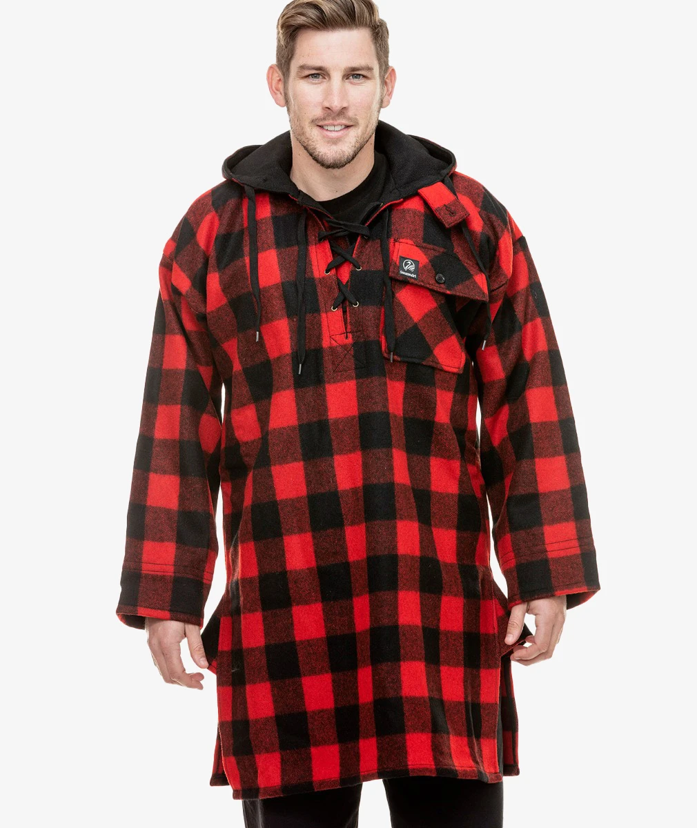 Men’s Original Wool Bushshirt with Lace-up Front product photo
